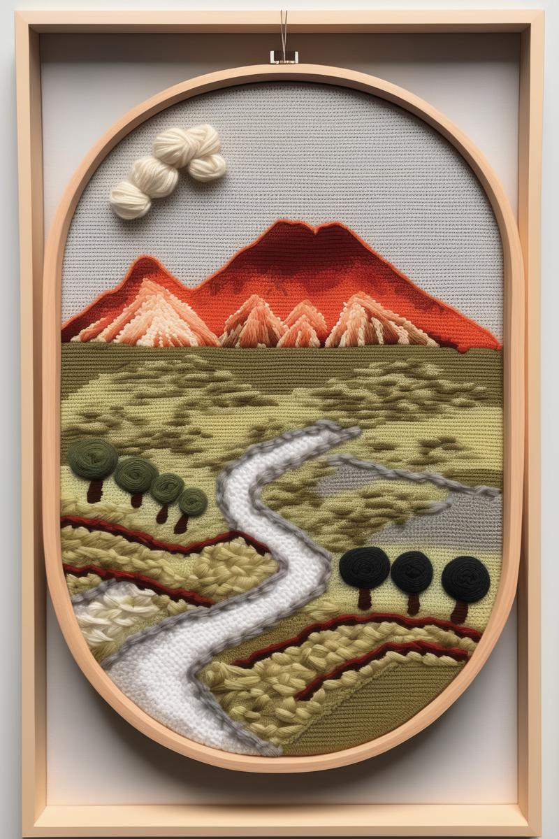 00040-679816180-_lora_Needlepoint_1_Needlepoint - A painting of Rolling hills with a country road and an active volcano in the background made o.png